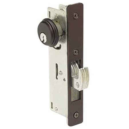 Tell Storefront Hookbolt Mortise Lock, 1" L GMLHB118-AL-DU