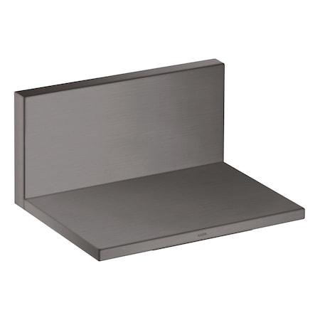 Axor ShowerSolutions Tub Spout Trim 10" x 5" in Brushed Black Chrome 10942341