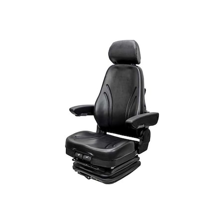 Uni Pro 602 Mechanical Suspension Seat, Black Vinyl 8767