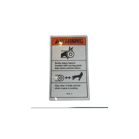 Genie REPLACEMENT DECAL, WARNING MOVING PARTS 28162