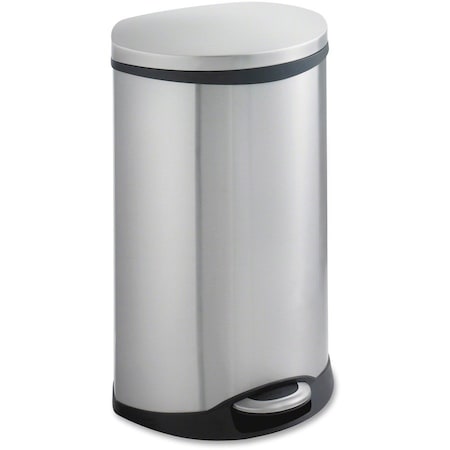 Safco Step-On Medical Receptacle, 12.5 gal, Stainless Steel 9903SS