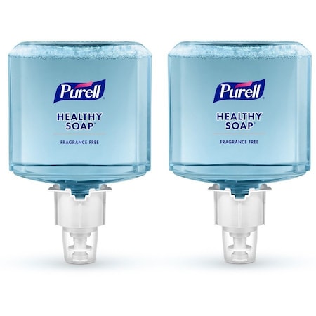 Purell Hand Soap, Series ES6, 1,200 mL, Foam, Fragrance Free, Requires Dispenser, 2 PK 6472-02