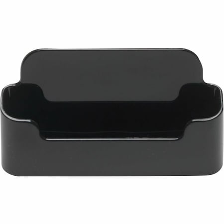 Deflecto Business Card Holder, Black, Plastic DEF90104