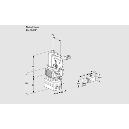 Honeywell Kromschroder VAD1-/20R/NQ-100A KS88000420