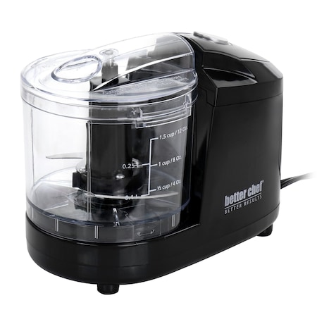 Better Chef 1.5 Cup Safety Lock Compact Chopper in Black IM-841B