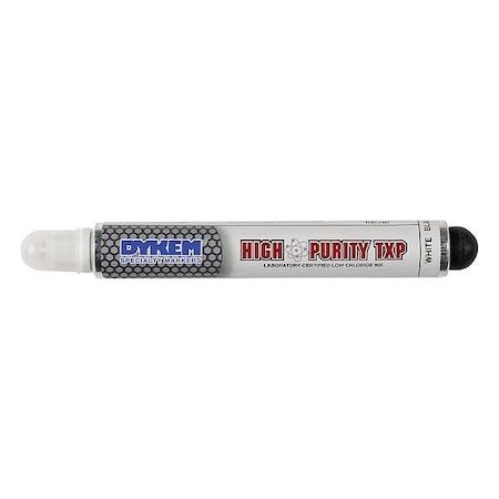 Dykem Liquid Paint Marker, White, Steel 17463