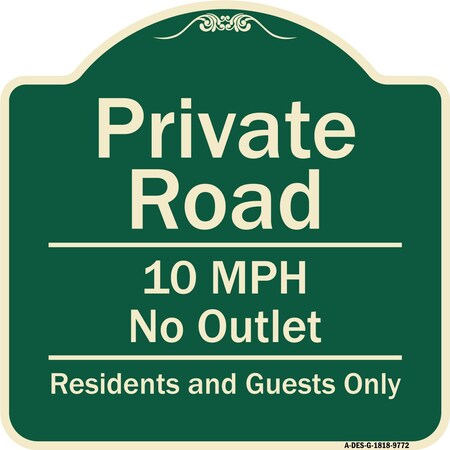 Signmission Green, 18 Inch x 18 Inch, Heavy Gauge Aluminum A-DES-G-1818-9772
