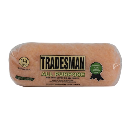 Arroworthy Tradesman Polyester 9 in. W X 1 1/4 in. Paint Roller Cover 9DIY10 0900