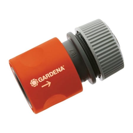 Gardena 32914 0.62 in. Classic Repair Connector with Water Stop 7439789