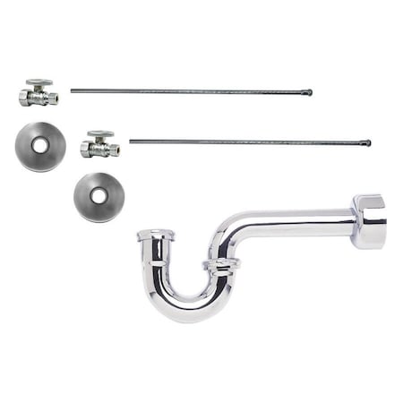 Mountain Plumbing Lavatory Kit - 1/4 Brass Turn Valve 1-1/2" P-Trap MT410 in Venetian Bronze MT4421-NL/VB