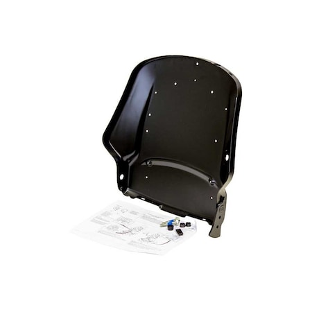 Uni Pro Backrest Panel Kit, Fits 136 or Grammer 531 Seat, Black Powder Coat 8466