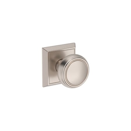 Baldwin Residential Door Knobs Full Dummy Reversible Satin Nickel FDBRECHR150
