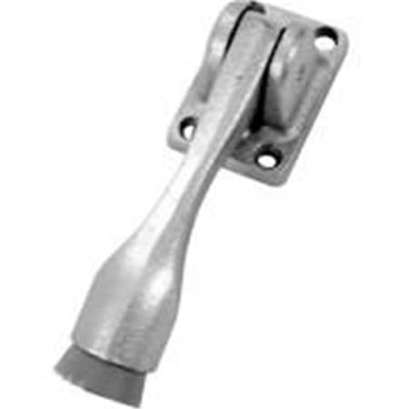 Heat Wave 1466-BP 4 in. Brass Plated Kick Down Door Stop - Brass Plated - 4 in. HE2945945