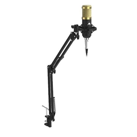 Idance Adjustable Suspension Boom scissor Arm stand with Integrated Shock Support Mount Mic holder Microp MS1817