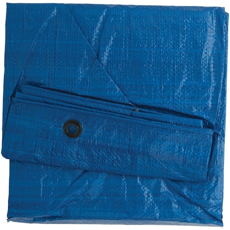 Do It Best Blue Woven 6 Ft. x 8 Ft. Medium Duty Poly Tarp 700568