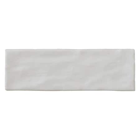 Apollo Tile 3White 2.5 in x 8 in Ceramic Glossy Wall Subway 5.38 sqft/case, 38PK La Riviera Blanc 2.5x8