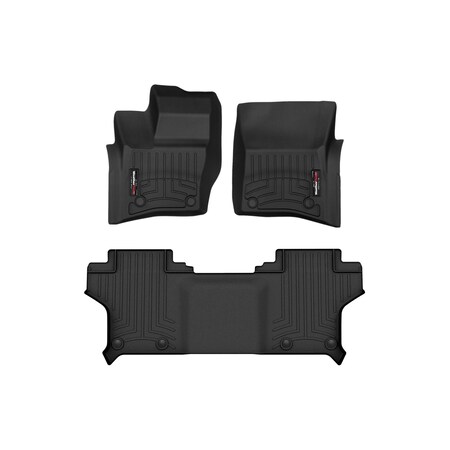 Weathertech Black, Front and Rear Floorliners 441629-1-5