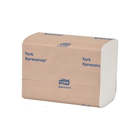 Tork Xpressnap White Dispenser Napkin, PK32 101990