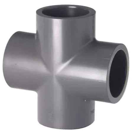 Zoro Select PVC, Cross, 10in, 10inSKT, 10inSKT, 10inSKT 820100N