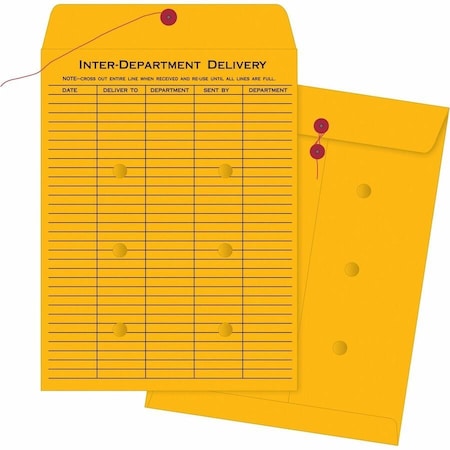 Business Source Interoffice Envelopes, 10 "W, 15 "H, PK100 BSN04546