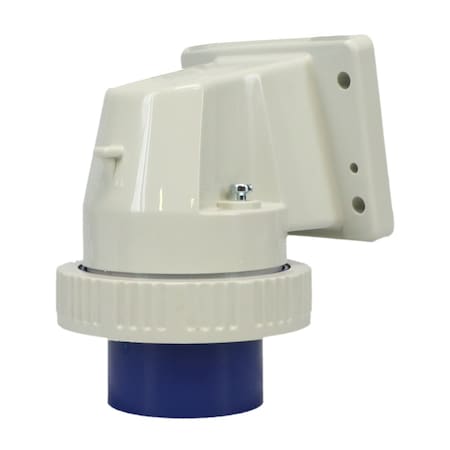 Walther-Werke Pin and Sleeve Inlet, 20A, 230/3Ã¸250, 3 Phase, 3 Pole, NEMA Not Rated 619409