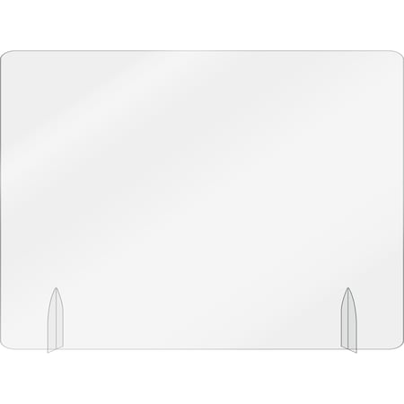 Aarco Polycarbonate Freestanding Protection Shield FPT3648PC