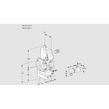 Honeywell Kromschroder VAG120R/NWAE KS88029652