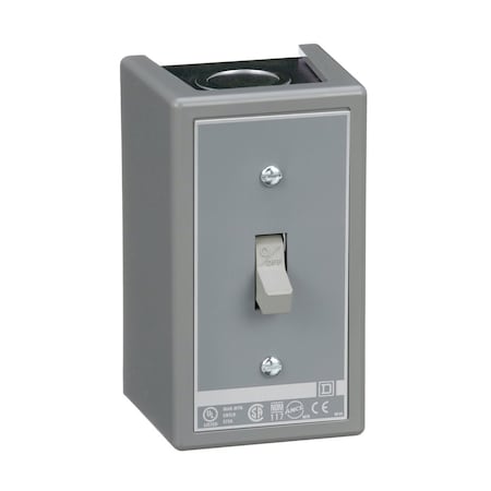 Square D Manual Motor Switch, 30 A, 3 P, 3 Phase, Toggle, NEMA 1 2510KG6