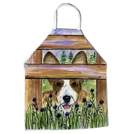 Carolines Treasures Corgi Apron - 27 x 31 in. SS8254APRON