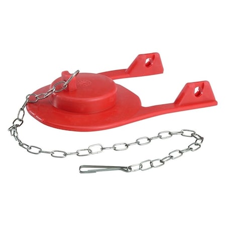 Korky Float Toilet Flapper, Rubber, Red 2010BP