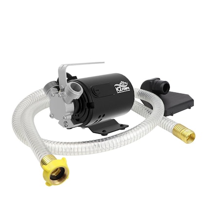 K2 Pumps 1/10 HP Flexible Impeller Transfer Pump UTT01004K