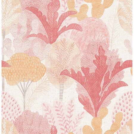 A-Street Prints Ari Pink Desert Oasis Wallpaper 2969-26046
