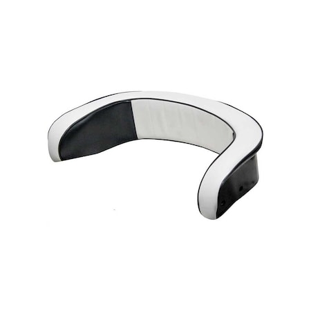 Uni Pro International Harvester 806 Large Backrest Cushion, Original, Pleated Black & White Vinyl 7576