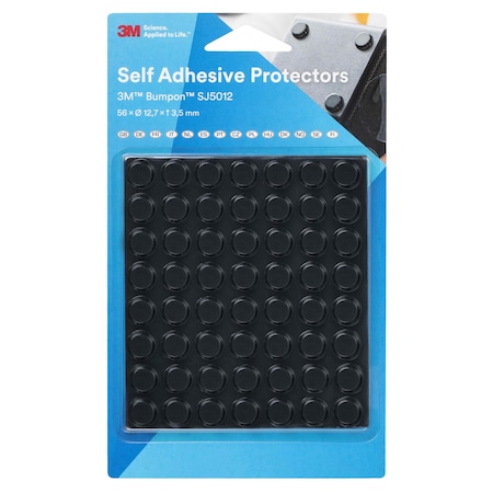 3M Self Adh Bumper, 56 Bumpons per Pack, PK18 SJ5012