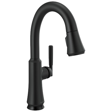 Delta Coranto Touch2O Bar / Prep Faucet With Touchless Technology In Matte Black 9979TL-BL-DST