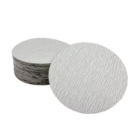 Renegade Products Usa 5" White Hook & Loop Aluminum Oxide Sanding Discs (80 Grit) | Pack of 50 PPV5XNHVC15180