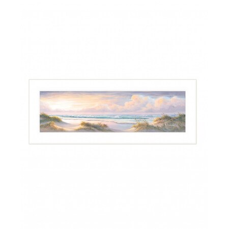 Homeroots Seascape II 1 White Framed Print Wall Art 408119