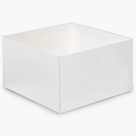 Nashville Wraps Matte White Box Base, 10x10x5.5, 25PK GBB10WH