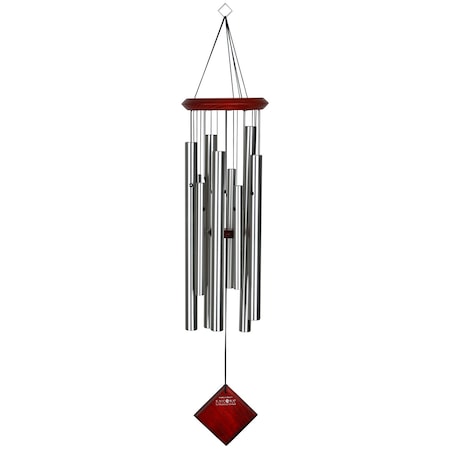 Woodstock Chimes Chimes of Orion Silver Aluminum/Wood 30 in. Wind Chime DCS30