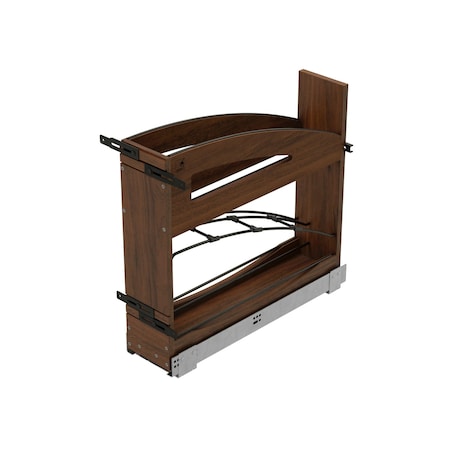 Craftsman Collection Base Pullout Foil/Tray Wood/Black 5-15/16 in W Soft-Close Craftsman 447CC-BCSC-WN-5MB