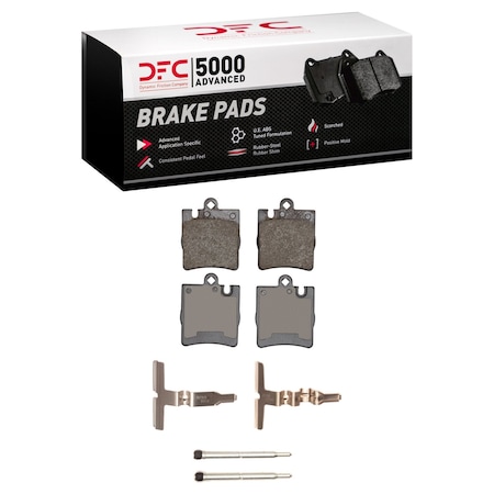 Dfc 5000 Advanced Disc Brake Pad Set, 1551-0876-01
