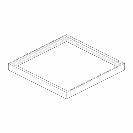 Westgate SURFACE MOUNTING FRAME FOR 2X2 BACK-LIT PANEL, White LPNG-SRFC-2X2