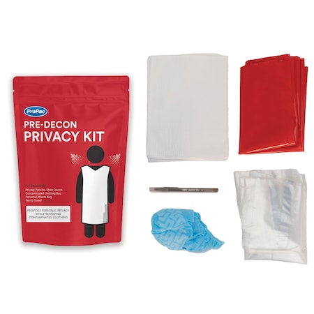 Propac Personal Privacy Kit, Pre-Decon, Adult D3601-PRE