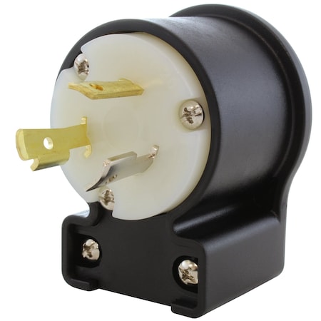 Ac Works Right Angle L7-20P Plug, 20A 277V Locking Male Connector ...