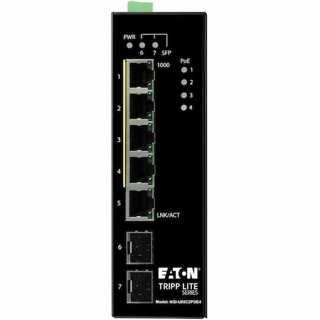 Eaton EATON Ethernet Switch 5-Port Gigabit Unmanaged  NGI-U05C2POE4