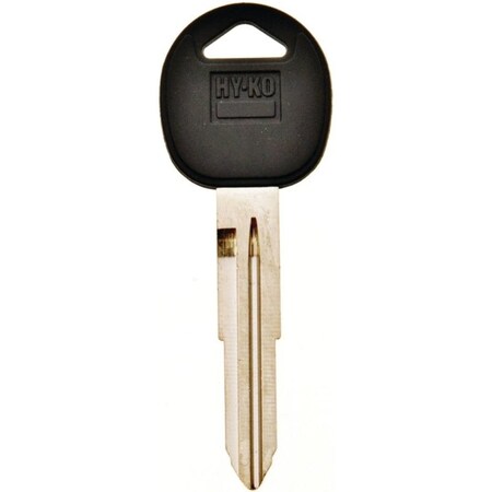 Hy-Ko Automotive Key Blank, Brass/Plastic, Nickel, For: Hyundai Vehicle Locks 12005HY12