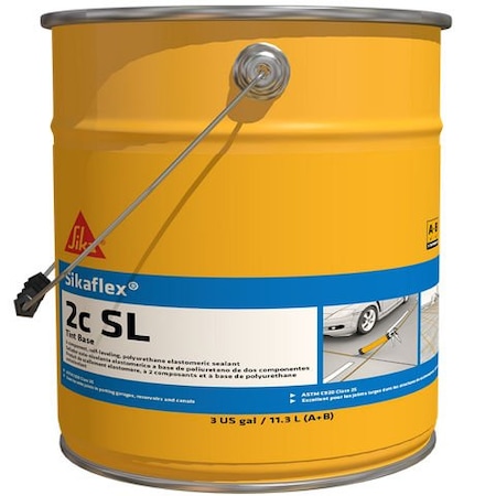 Sika Sikaflex-2C SL Polyurethane Elastomeric Sealant Kit Tint Base 3 Gallon 91029