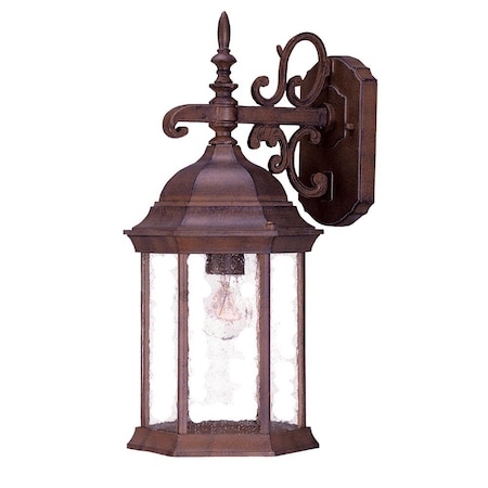 Homeroots Narrow Brown Domed Hanging Lantern Wall Light 399225