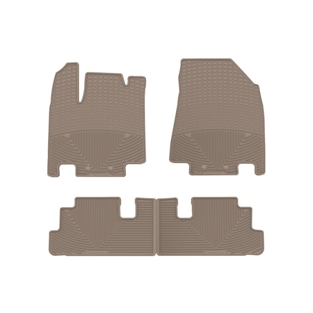 Weathertech Tan, Front and Rear All Weather Floor Mats W601TN-W602TN