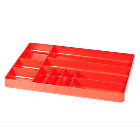 Ernst Manufacturing Drawer Tray, Red, 1 1/2" H, Stackable 5010